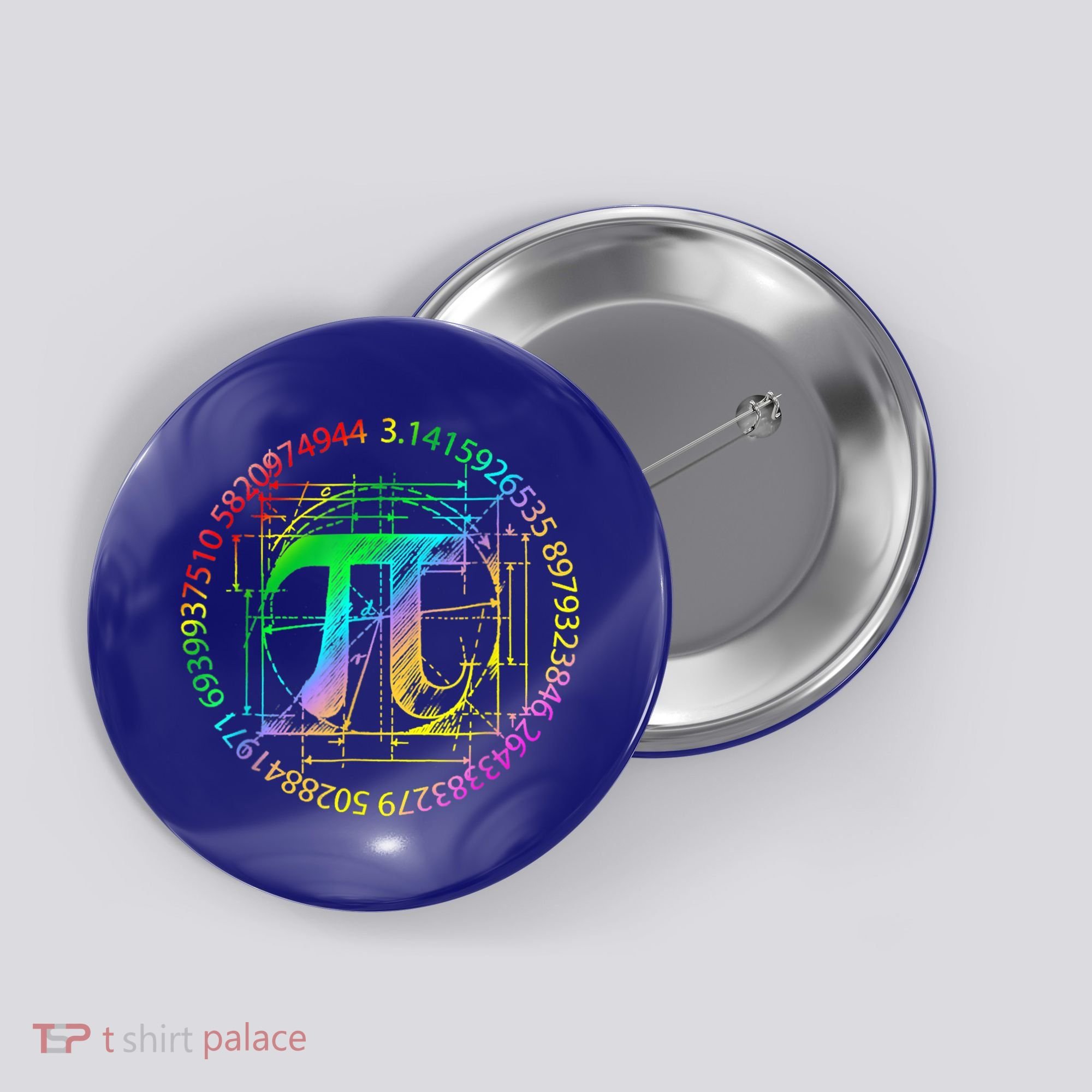 Happy Pi Day Gift 3.14 Pi Mathematic Math Teacher Gift Button