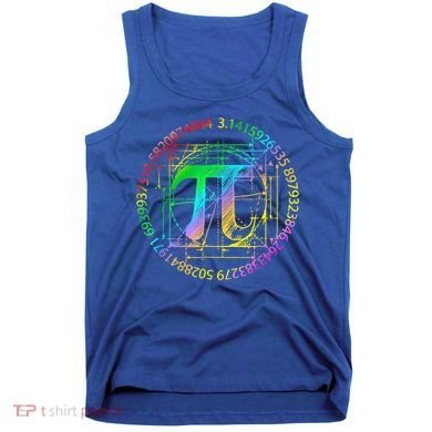 Happy Pi Day Gift 3.14 Pi Mathematic Math Teacher Gift Tank Top