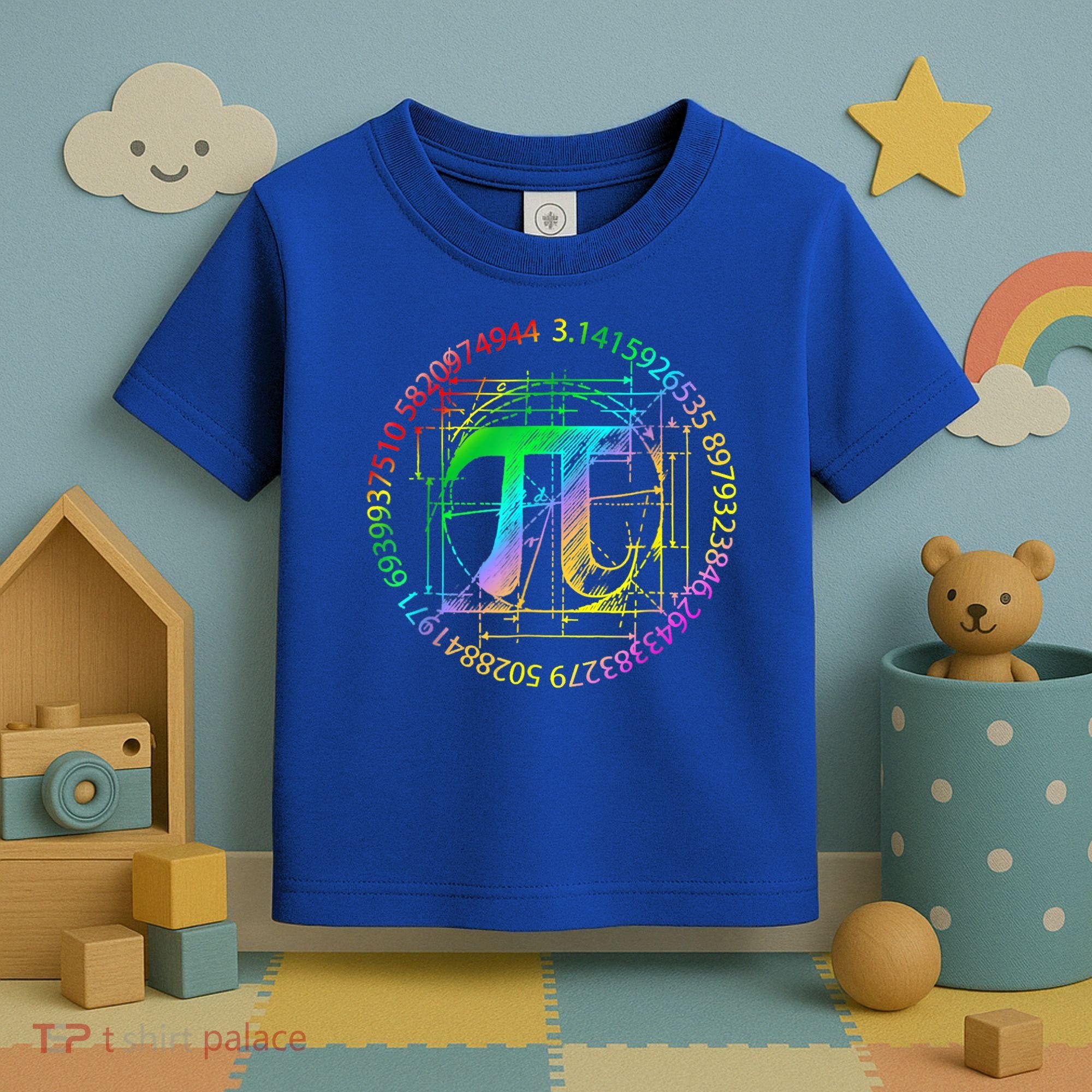 Happy Pi Day Gift 3.14 Pi Mathematic Math Teacher Gift Toddler T-Shirt