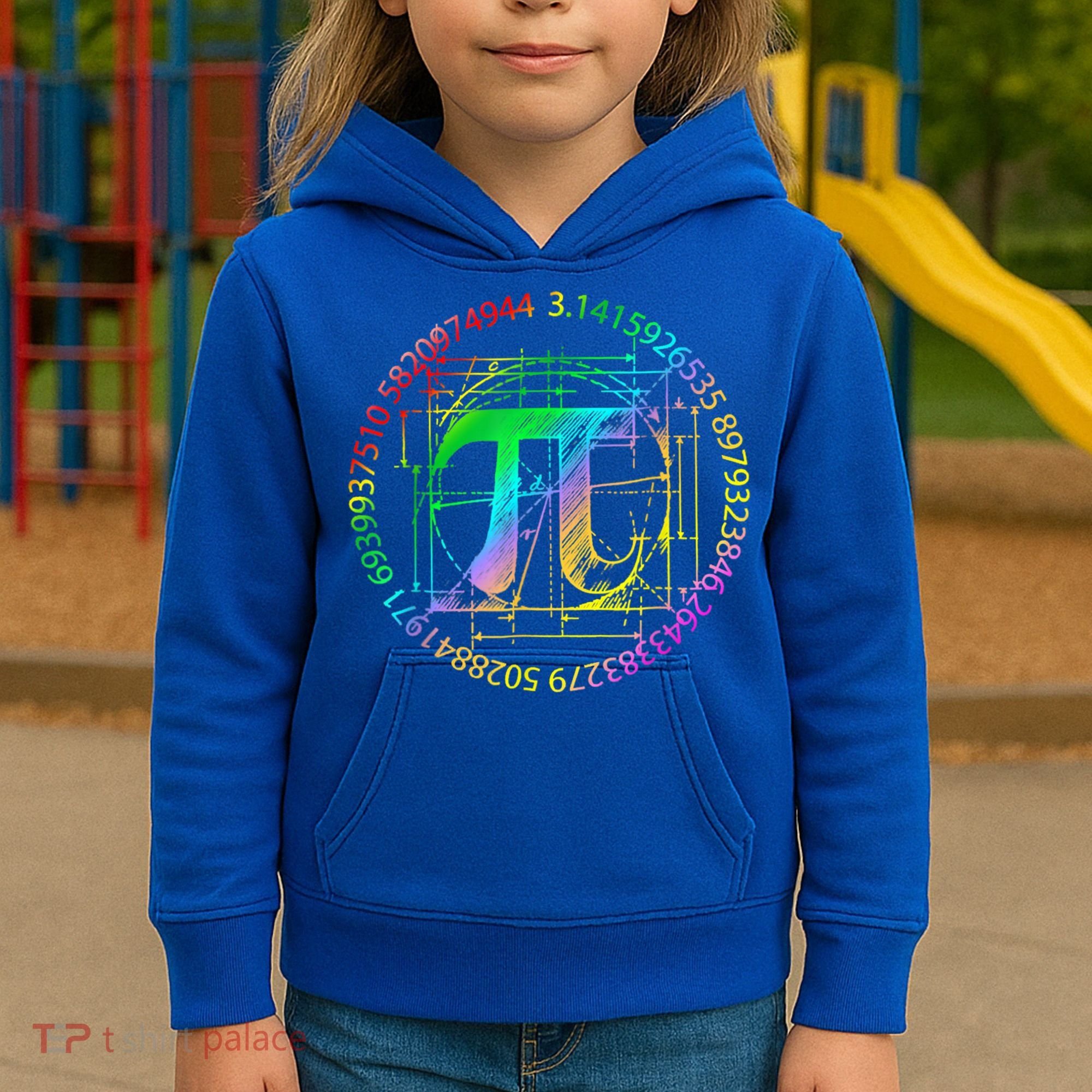 Happy Pi Day Gift 3.14 Pi Mathematic Math Teacher Gift Kids Hoodie