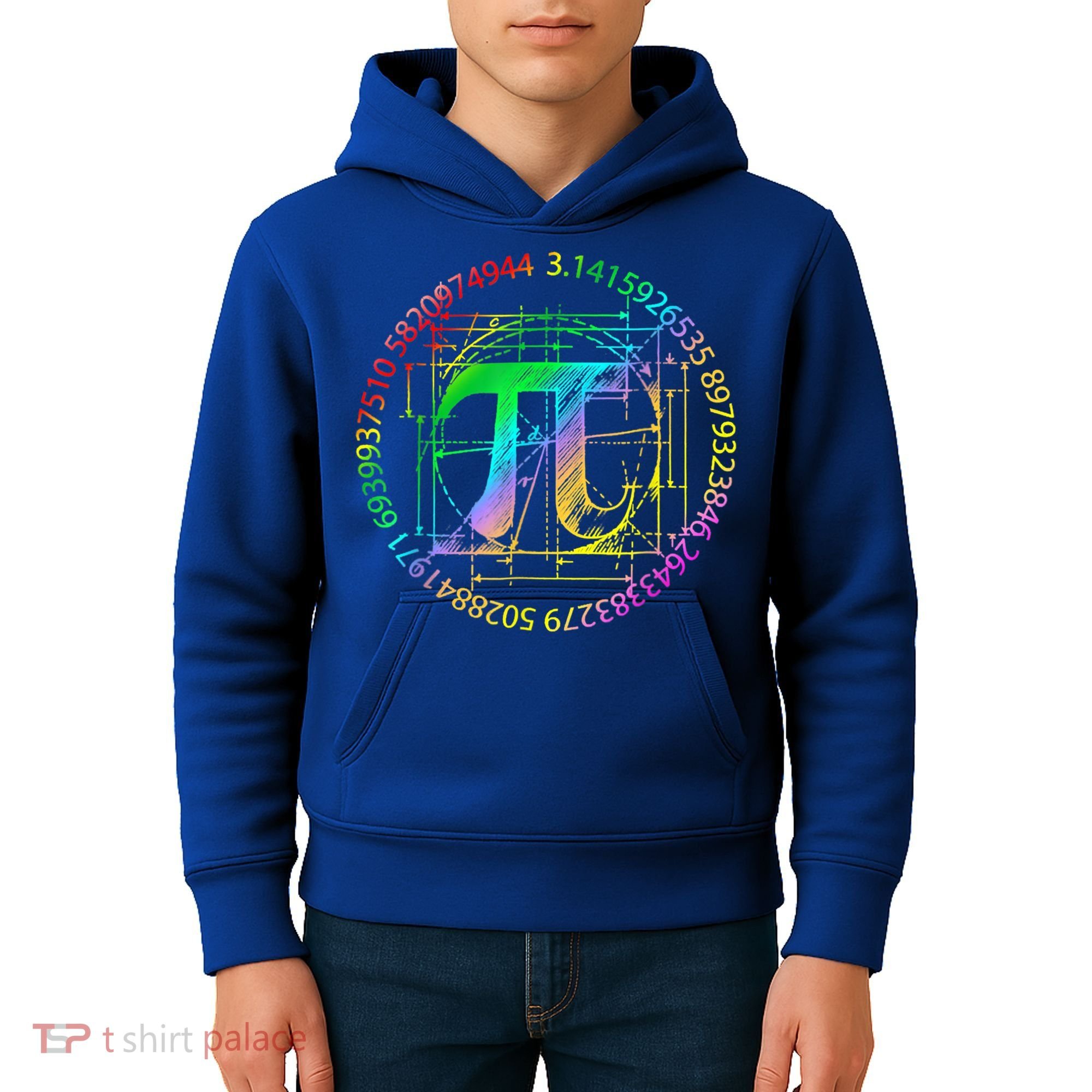 Happy Pi Day Gift 3.14 Pi Mathematic Math Teacher Gift Kids Hoodie