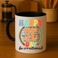Happy Pi Day Be Irrational Coffee Mug thumb 4
