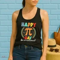 Happy Pi Day Be Irrational Women's Tank Top thumb 2