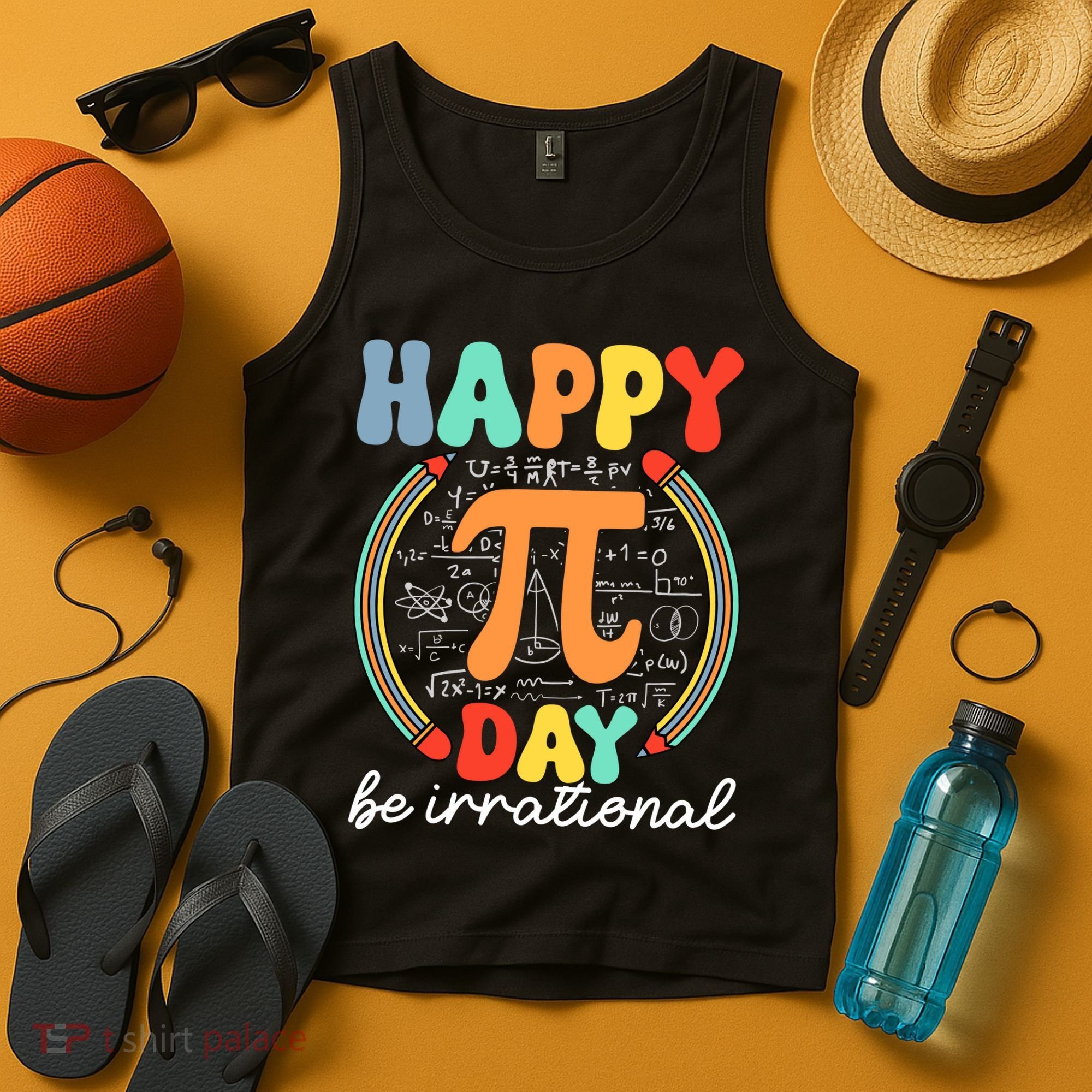 Happy Pi Day Be Irrational Tank Top