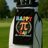 Happy Pi Day Be Irrational Golf Towel thumb 2