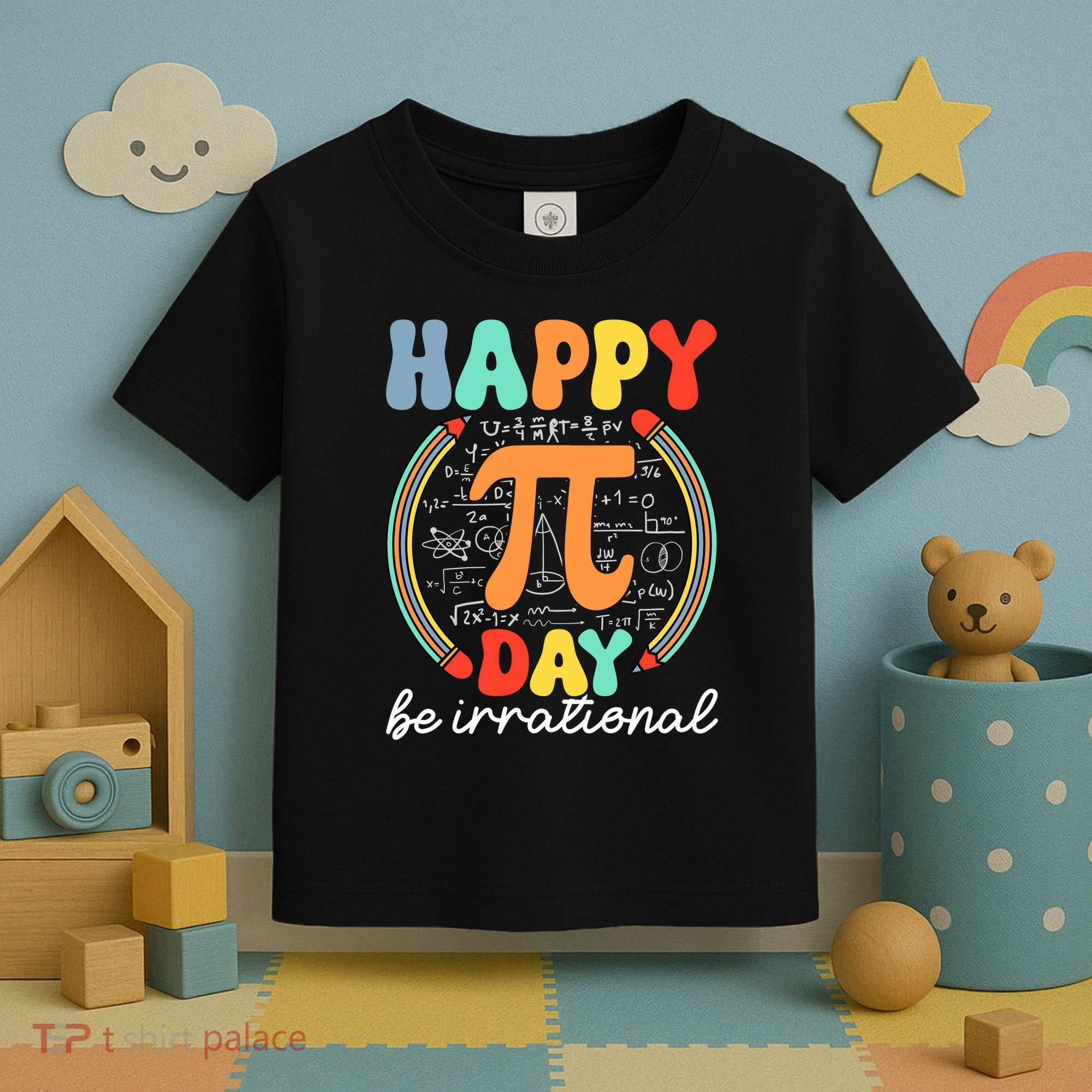 Happy Pi Day Be Irrational Toddler T-Shirt
