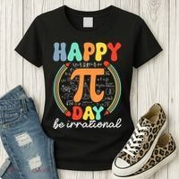 Happy Pi Day Be Irrational Women's T-Shirt thumb 3