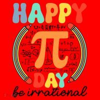 Happy Pi Day Be Irrational Santa Hat thumb 1