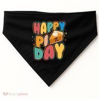 Happy Pi Day 3 14 Pie Slice March 14 USA-Made Doggie Bandana thumb 0