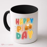Happy Pi Day 3 14 Pie Slice March 14 Coffee Mug thumb 0