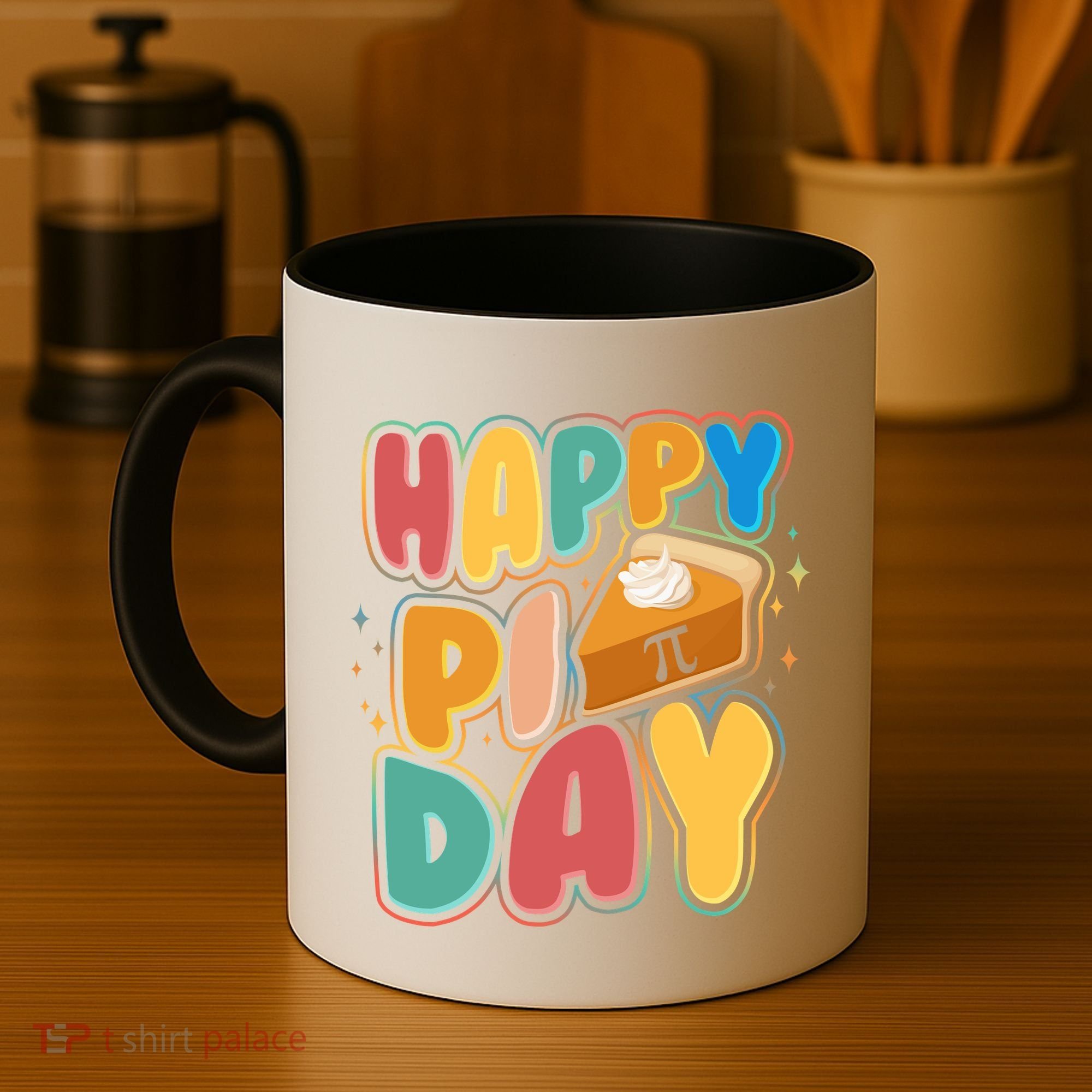 Happy Pi Day 3 14 Pie Slice March 14 Coffee Mug