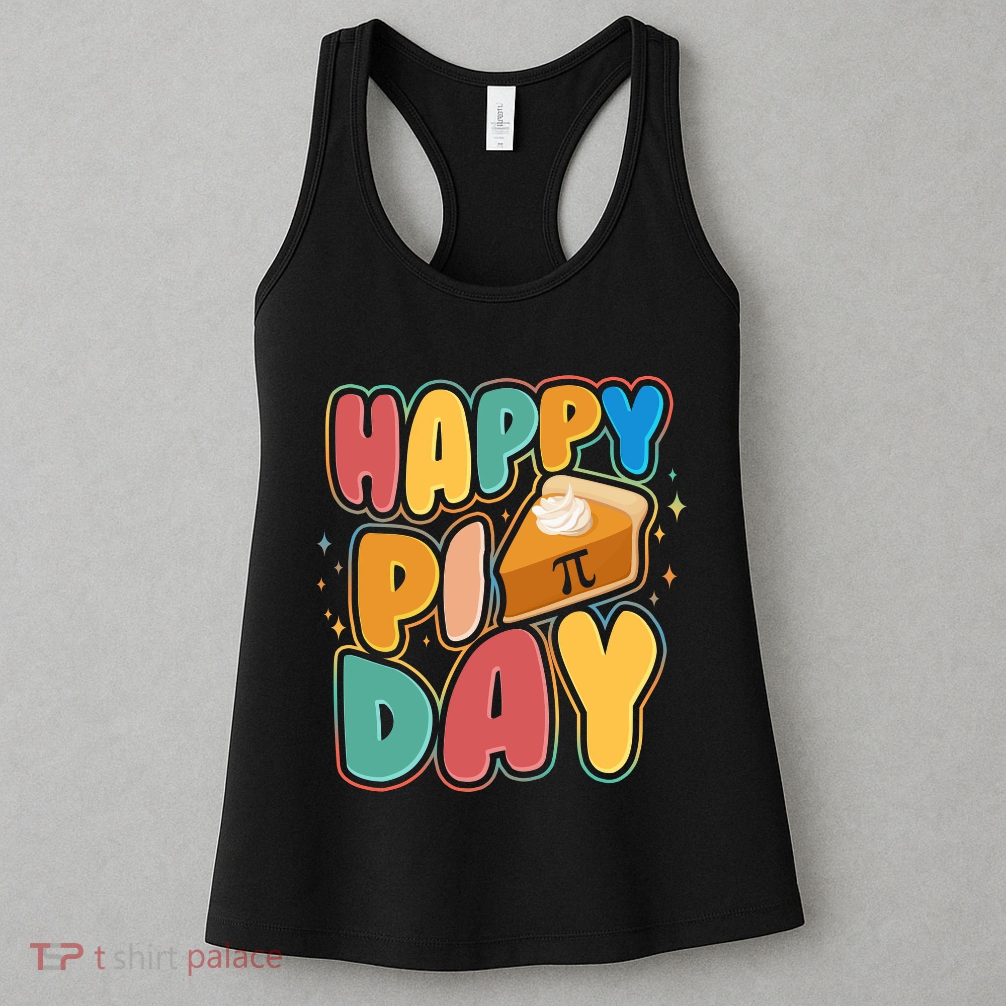 Happy Pi Day 3 14 Pie Slice March 14 Women's Tank Top