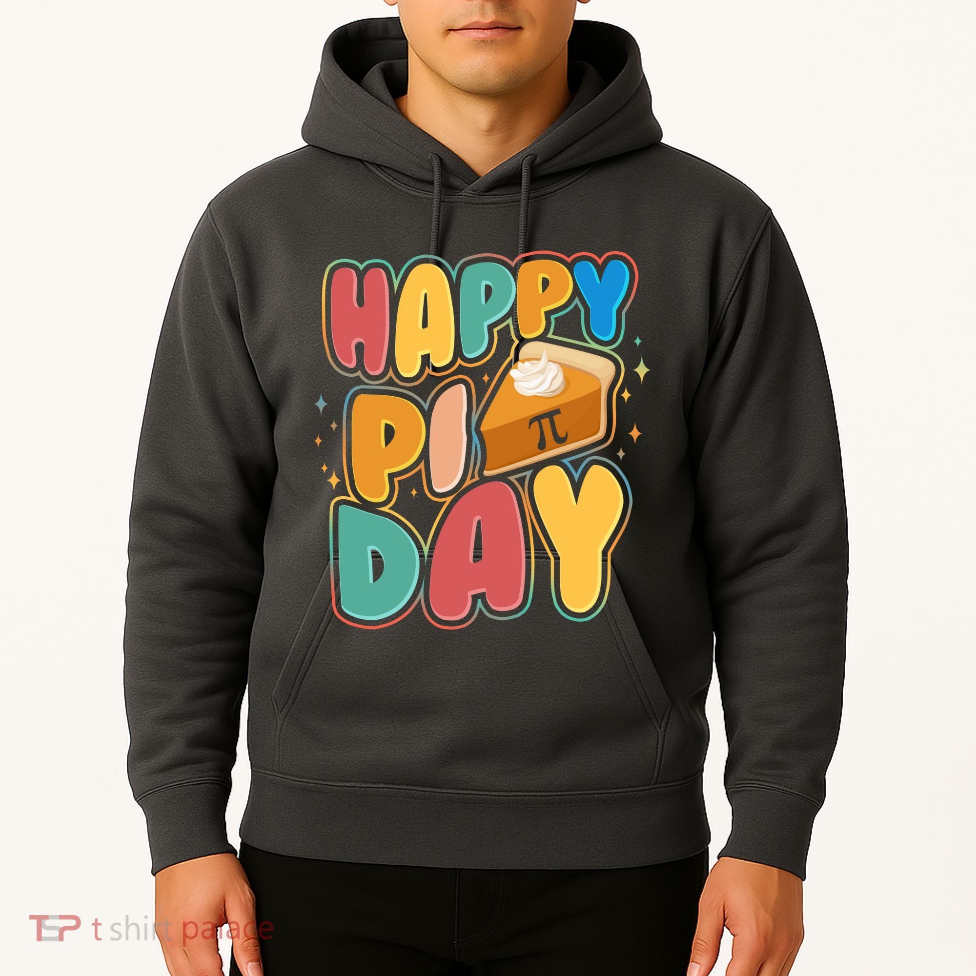 Happy Pi Day 3 14 Pie Slice March 14 Hoodie