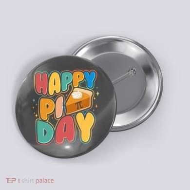 Happy Pi Day 3 14 Pie Slice March 14 Button