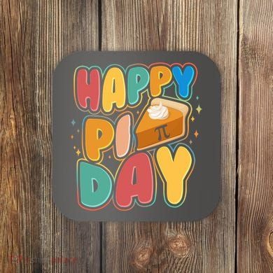 Happy Pi Day 3 14 Pie Slice March 14 Coaster