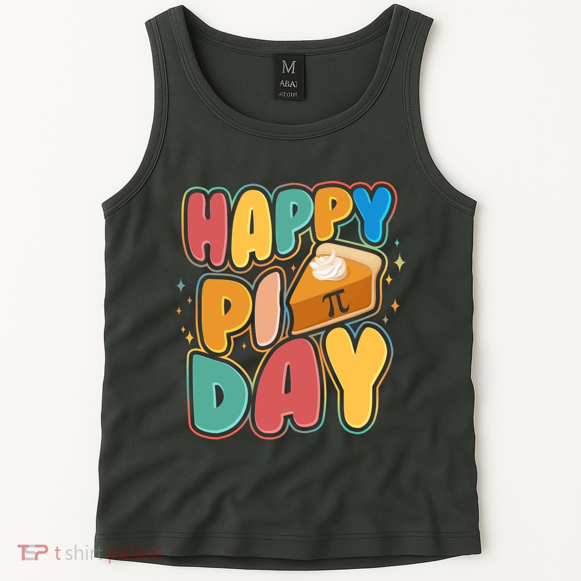 Happy Pi Day 3 14 Pie Slice March 14 Tank Top