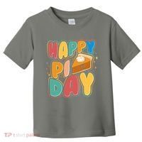 Happy Pi Day 3 14 Pie Slice March 14 Toddler T-Shirt thumb 0