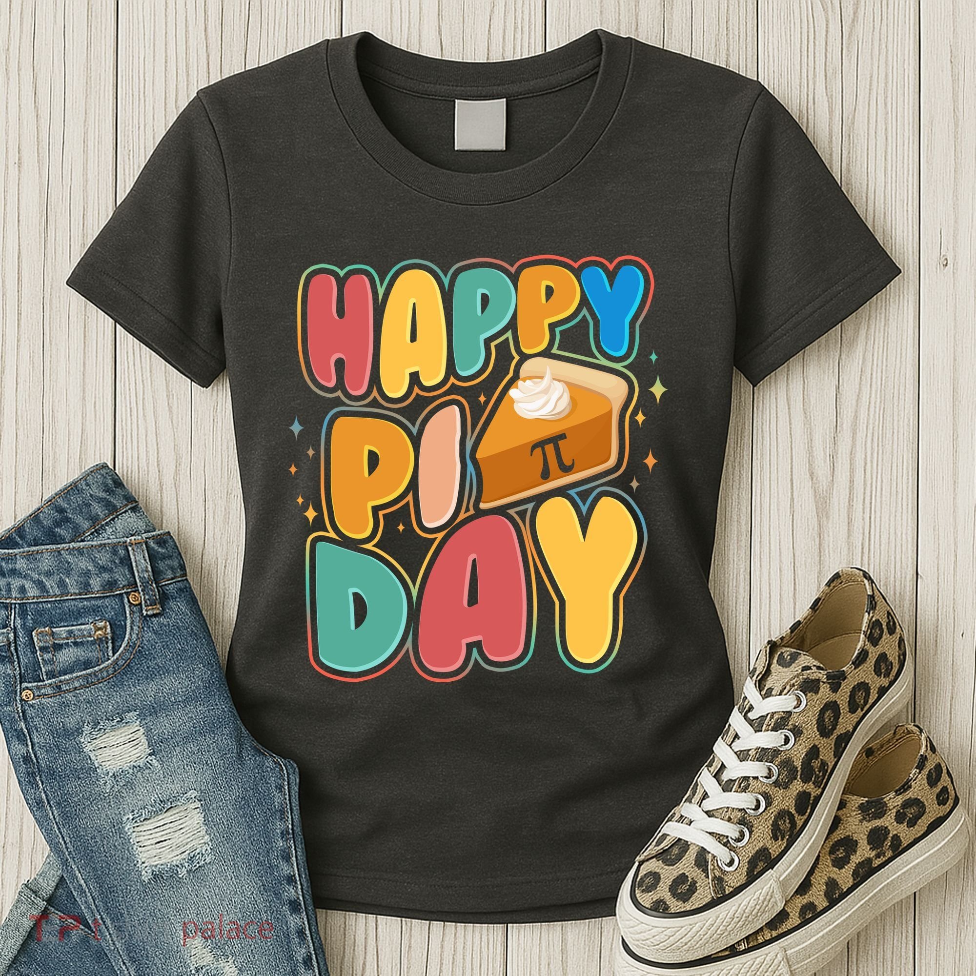 Happy Pi Day 3 14 Pie Slice March 14 Women's T-Shirt