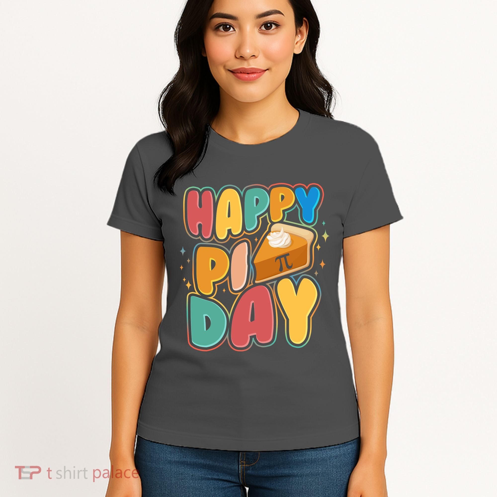 Happy Pi Day 3 14 Pie Slice March 14 Women's T-Shirt