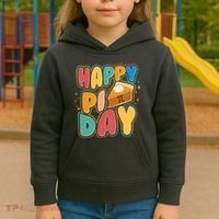 Happy Pi Day 3 14 Pie Slice March 14 Kids Hoodie thumb 3