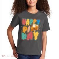 Happy Pi Day 3 14 Pie Slice March 14 Kids T-Shirt thumb 2