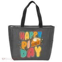 Happy Pi Day 3 14 Pie Slice March 14 Tote Bag thumb 0