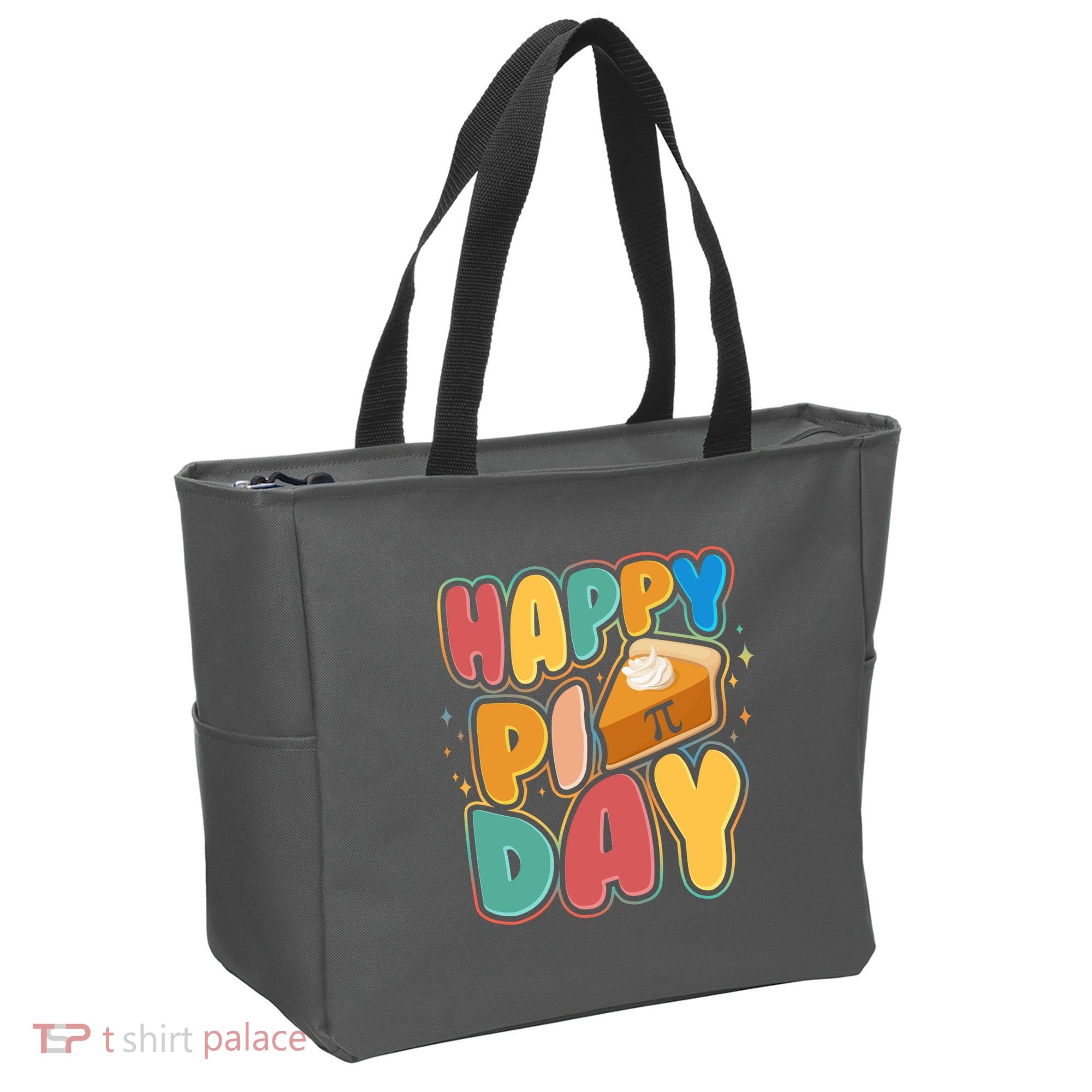 Happy Pi Day 3 14 Pie Slice March 14 Tote Bag