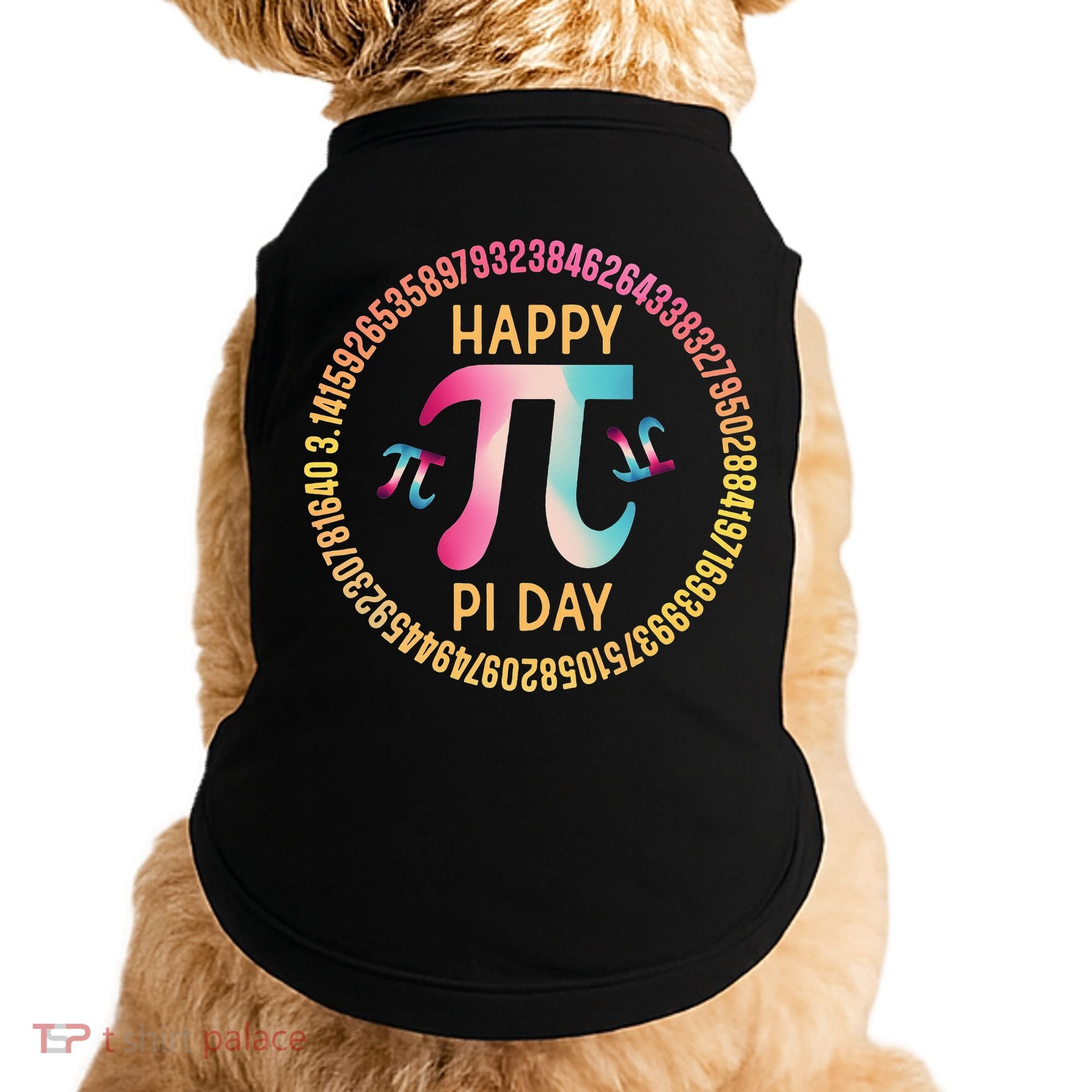 Happy Pi Day Mathematischer Mathematiklehrer Pi 3.14 Doggie Tank