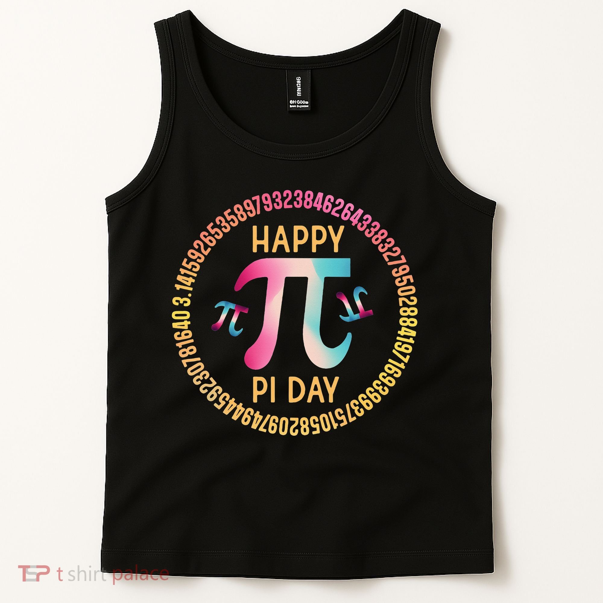 Happy Pi Day Mathematischer Mathematiklehrer Pi 3.14 Tank Top