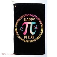 Happy Pi Day Mathematischer Mathematiklehrer Pi 3.14 Golf Towel thumb 0