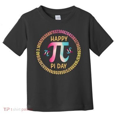 Happy Pi Day Mathematischer Mathematiklehrer Pi 3.14 Toddler T-Shirt