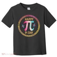 Happy Pi Day Mathematischer Mathematiklehrer Pi 3.14 Toddler T-Shirt thumb 0
