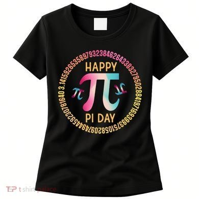 Happy Pi Day Mathematischer Mathematiklehrer Pi 3.14 Women's T-Shirt