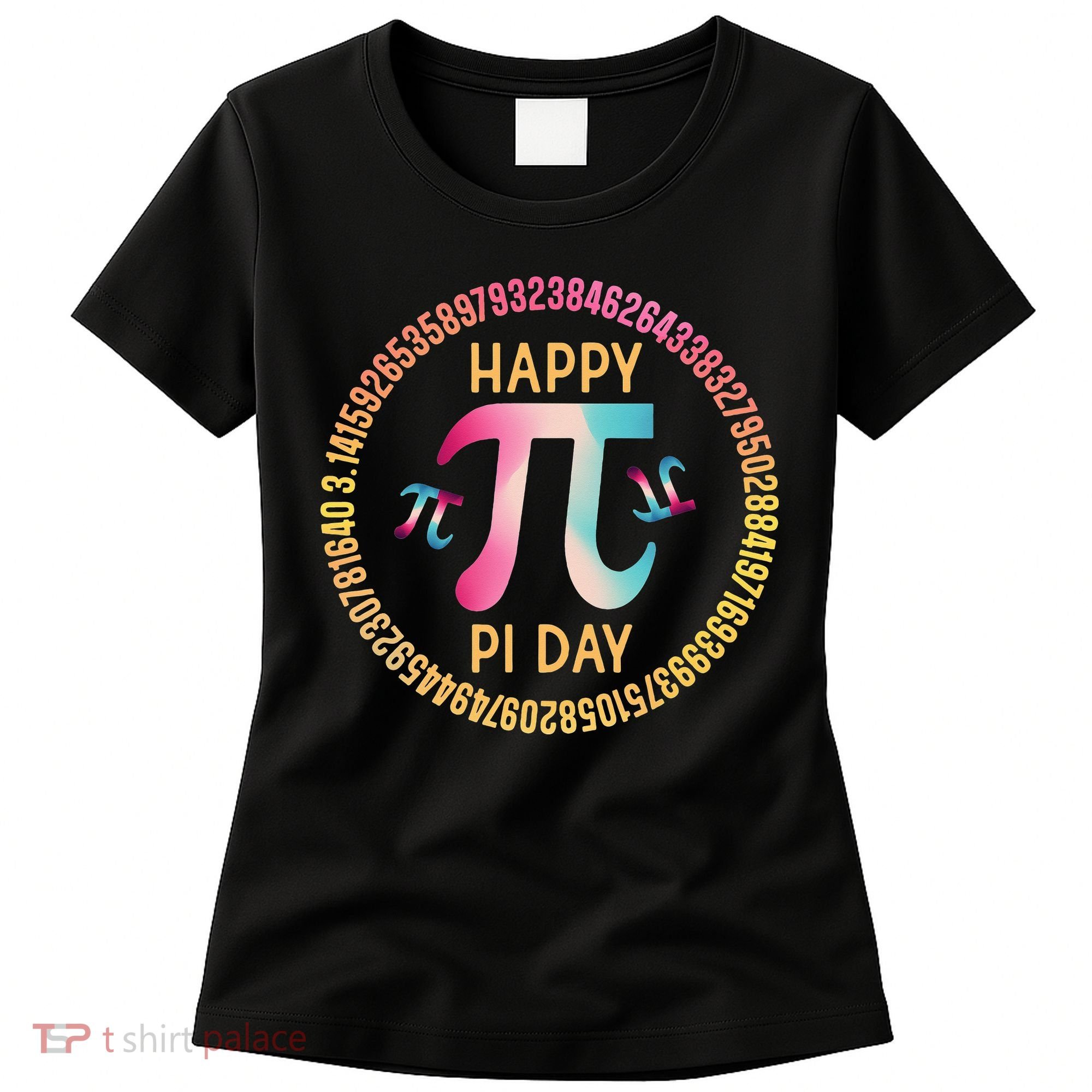 Happy Pi Day Mathematischer Mathematiklehrer Pi 3.14 Women's T-Shirt