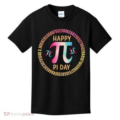 Happy Pi Day Mathematischer Mathematiklehrer Pi 3.14 Kids T-Shirt