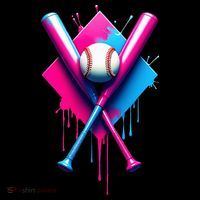 Home Plate Drip Ice Cream Softball Baseball Long Sleeve Shirt thumb 2