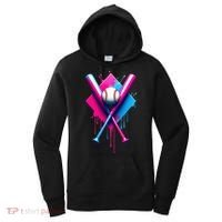 Home Plate Drip Ice Cream Softball Baseball Women's Hoodie thumb 0