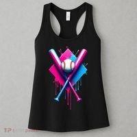 Home Plate Drip Ice Cream Softball Baseball Women's Tank Top thumb 3