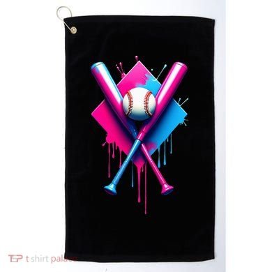 Home Plate Drip Ice Cream Softball Baseball Golf Towel