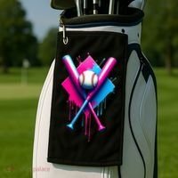 Home Plate Drip Ice Cream Softball Baseball Golf Towel thumb 2