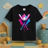 Home Plate Drip Ice Cream Softball Baseball Toddler T-Shirt thumb 3