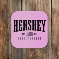 Hershey Pennsylvania Est. 1894 American Flag Patriotic Coaster thumb 0