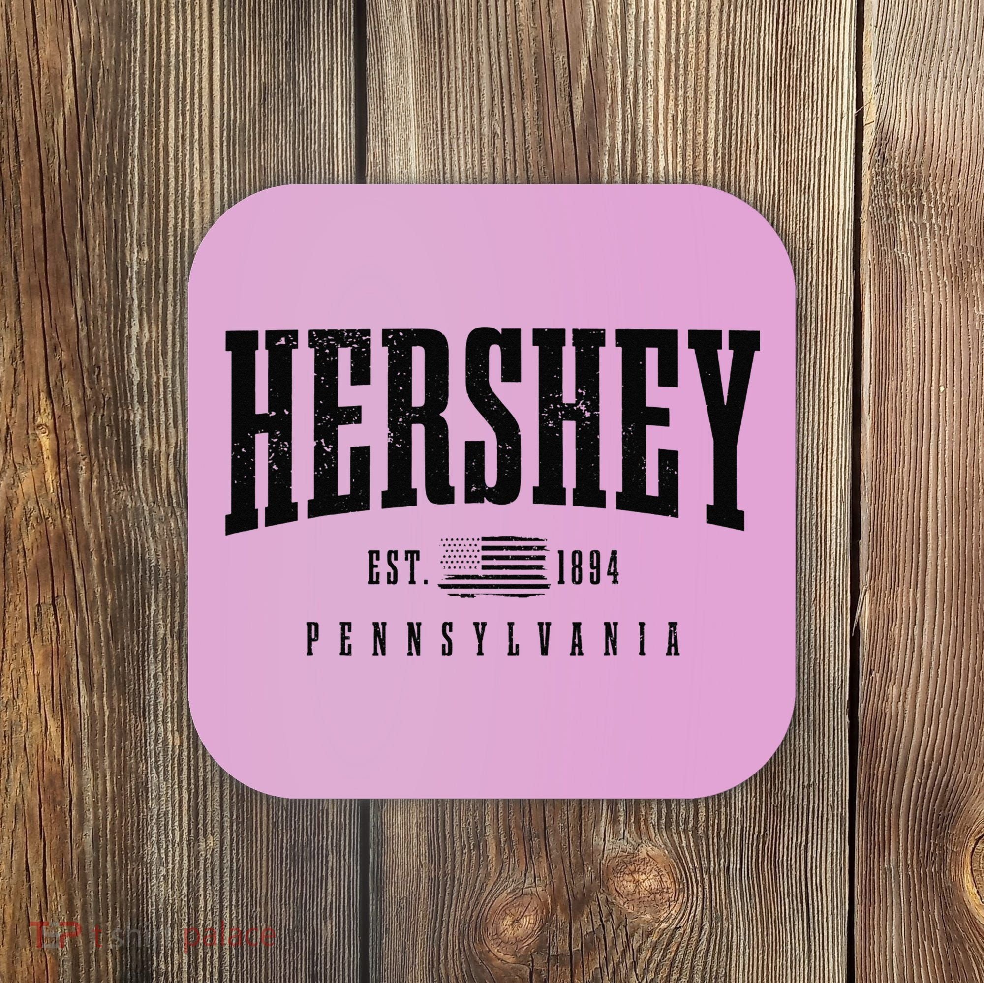 Hershey Pennsylvania Est. 1894 American Flag Patriotic Coaster