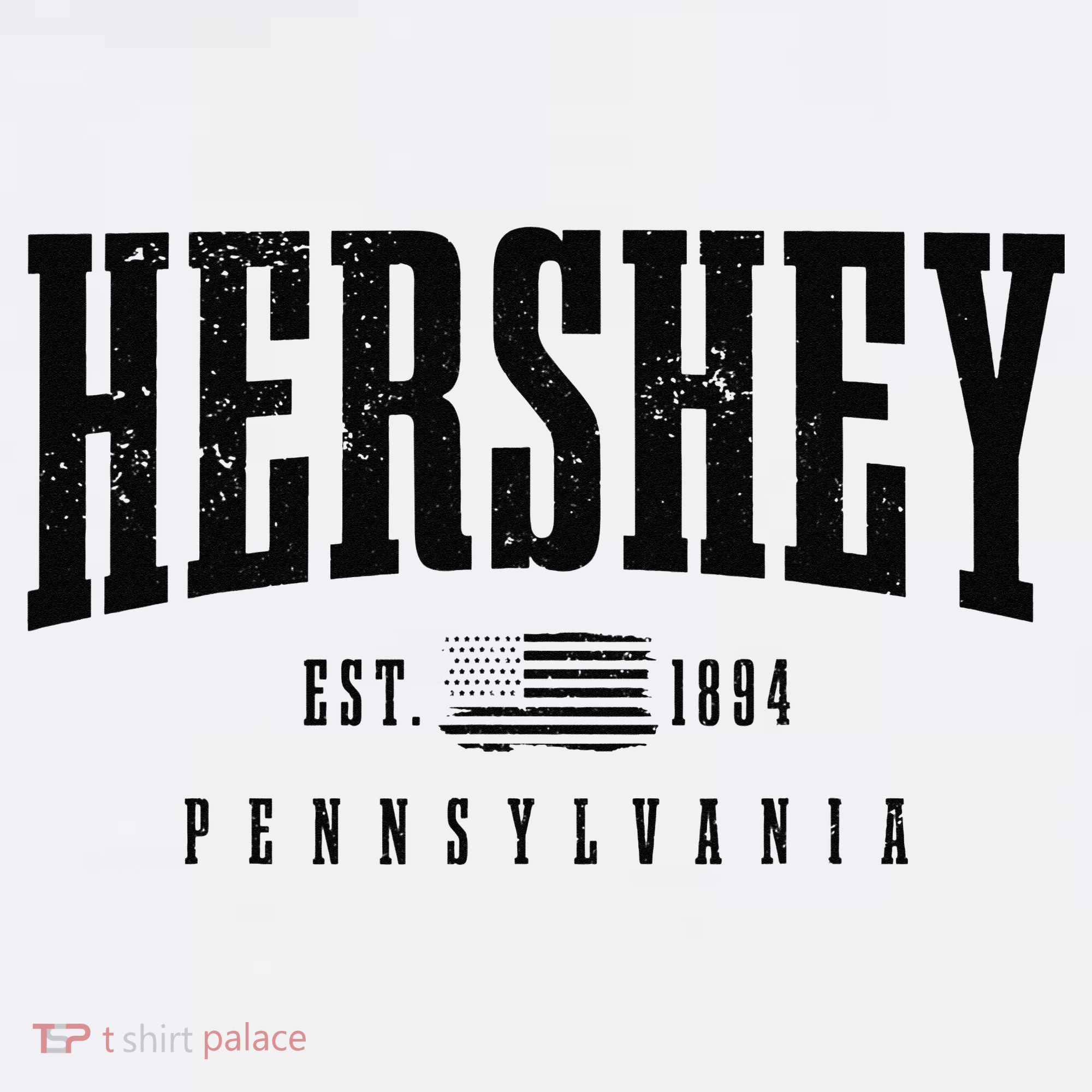 Hershey Pennsylvania Est. 1894 American Flag Patriotic T-Shirt