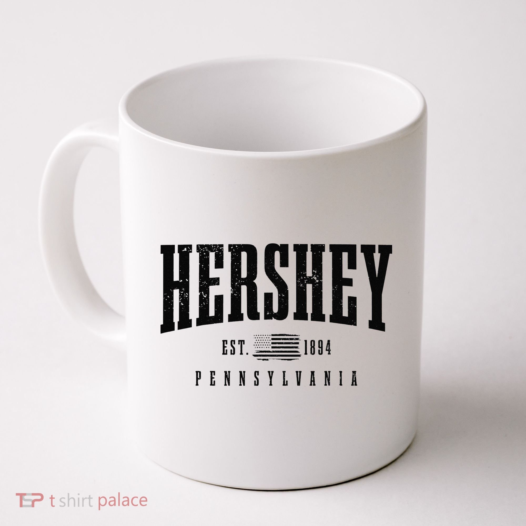 Hershey Pennsylvania Est. 1894 American Flag Patriotic Coffee Mug