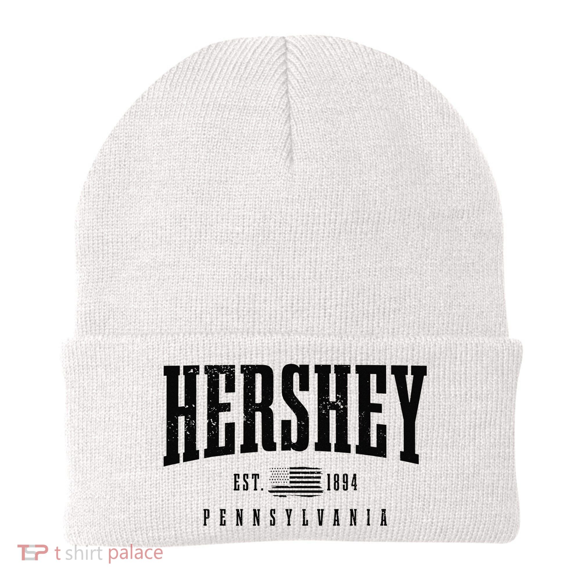 Hershey Pennsylvania Est. 1894 American Flag Patriotic Beanie