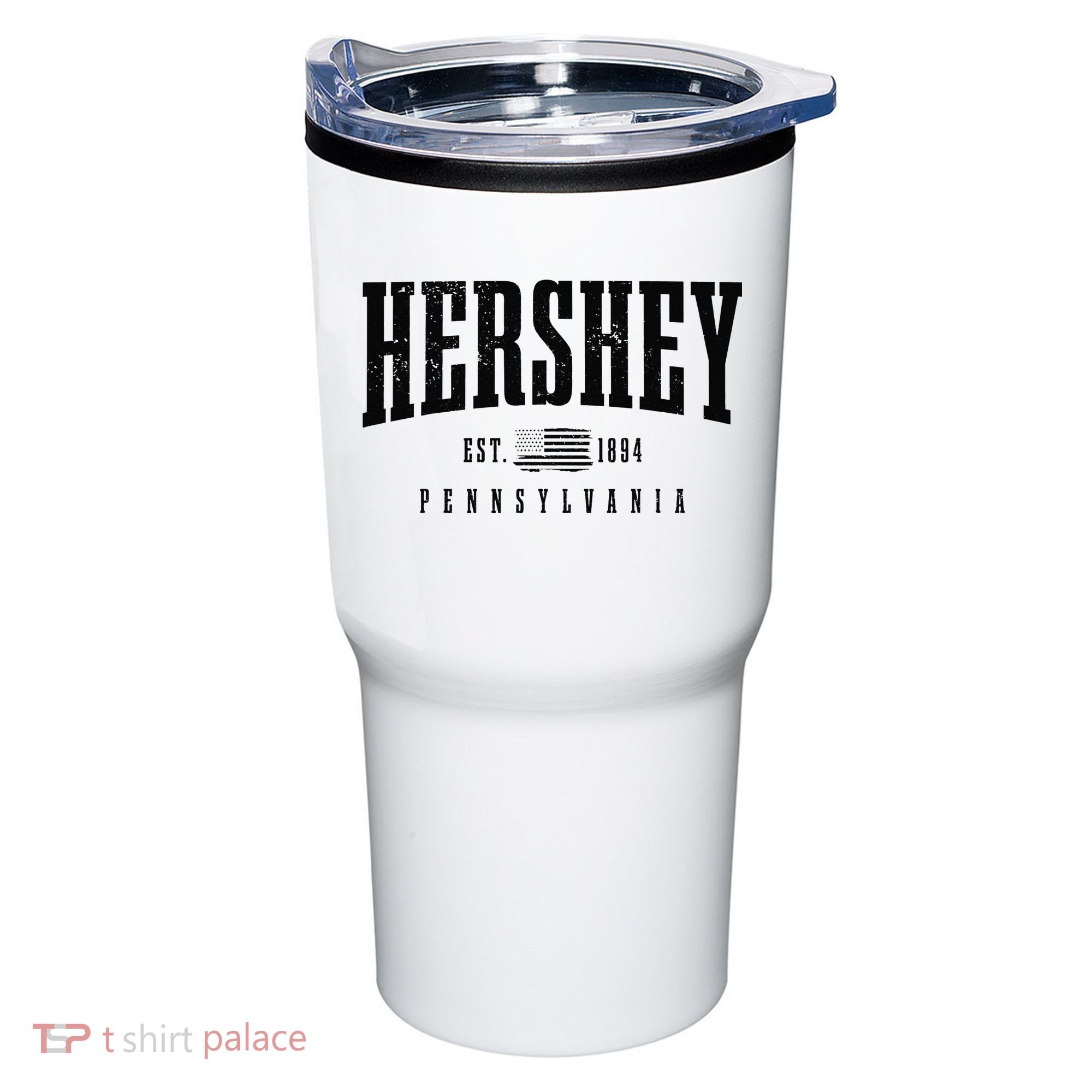 Hershey Pennsylvania Est. 1894 American Flag Patriotic Tumbler