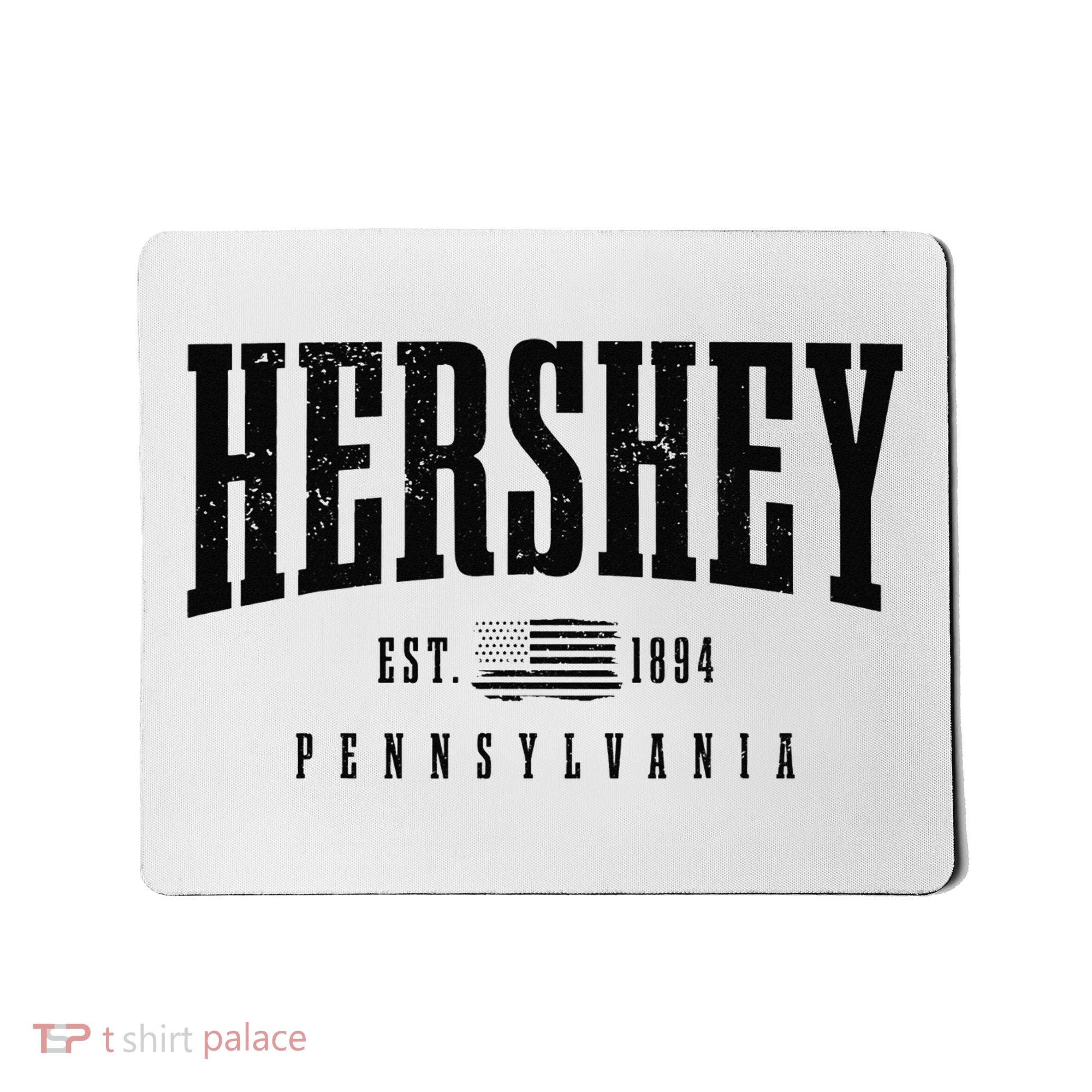 Hershey Pennsylvania Est. 1894 American Flag Patriotic Mousepad
