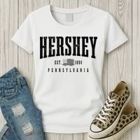 Hershey Pennsylvania Est. 1894 American Flag Patriotic Women's T-Shirt thumb 3