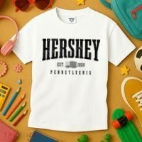 Hershey Pennsylvania Est. 1894 American Flag Patriotic Kids T-Shirt thumb 3